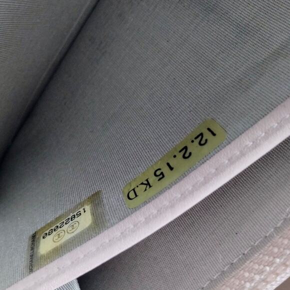 Authentic Gold Leather Chanel Textured CC Long Zip Around Wallet - Picture 10 of 10